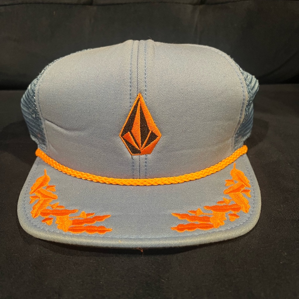 Blue and Orange Volcom Snap Back (Pacsun)